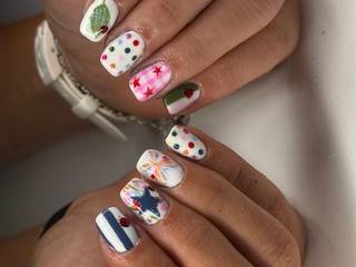 Nail art by Sydnee